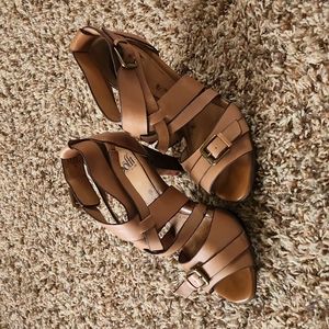 Gently worn strappy heels